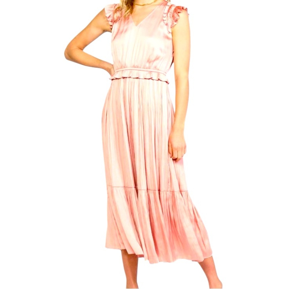 D113 - Current Air LA Satin Finish Middy Dress